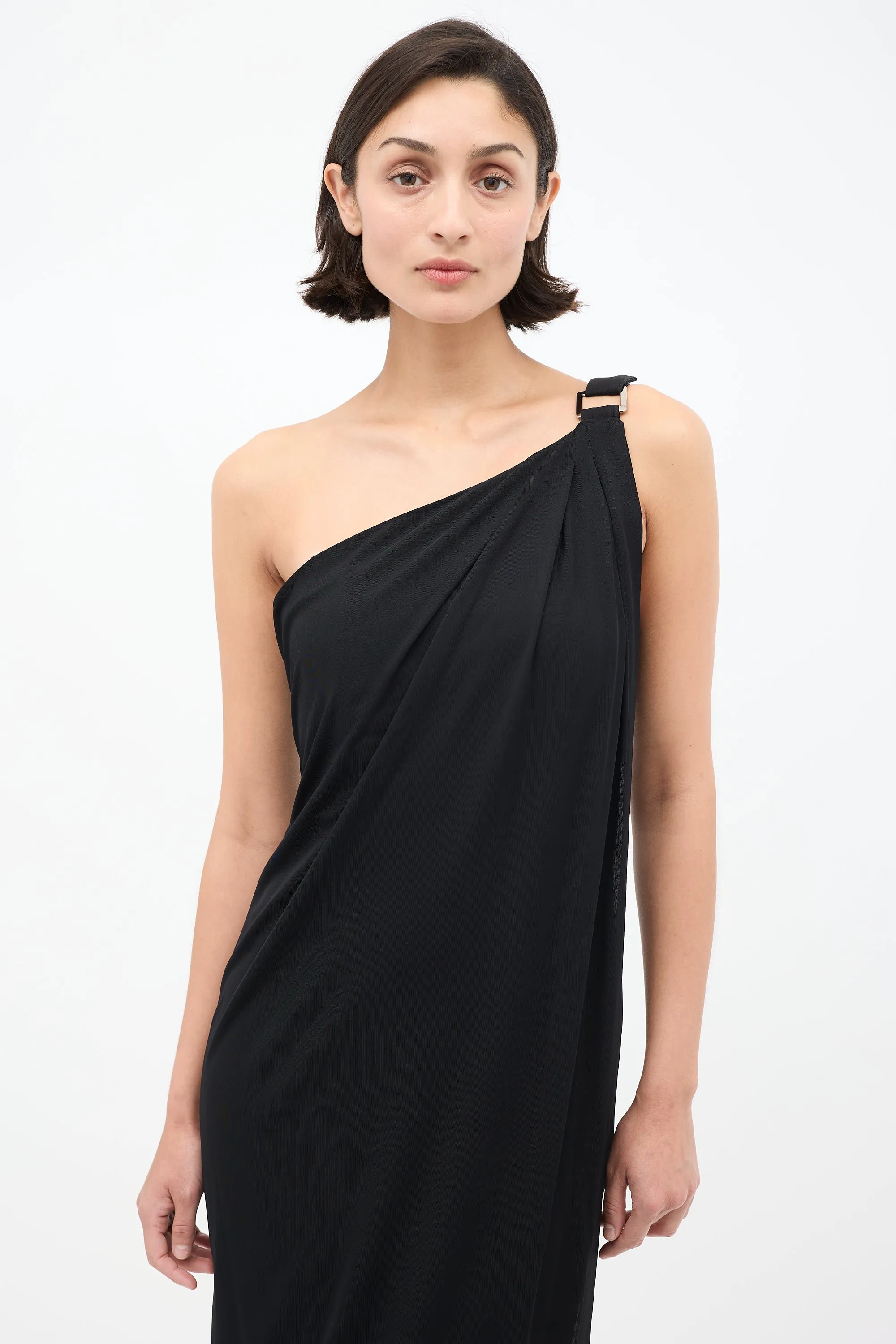 1990s One Shoulder Dress
