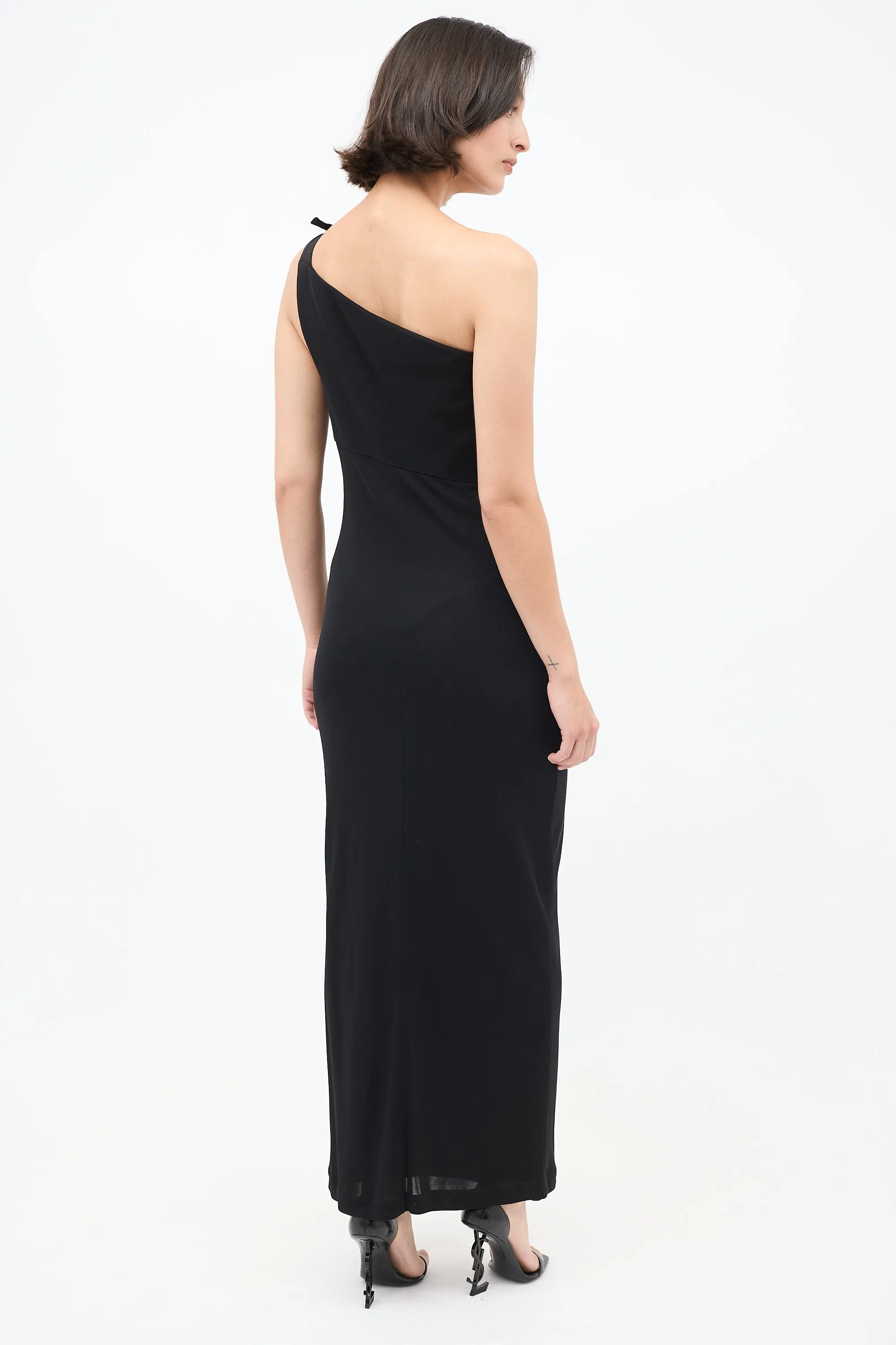 1990s One Shoulder Dress