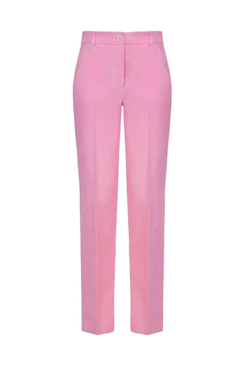 BUBBLEGUM HIGH-RISE PANTS