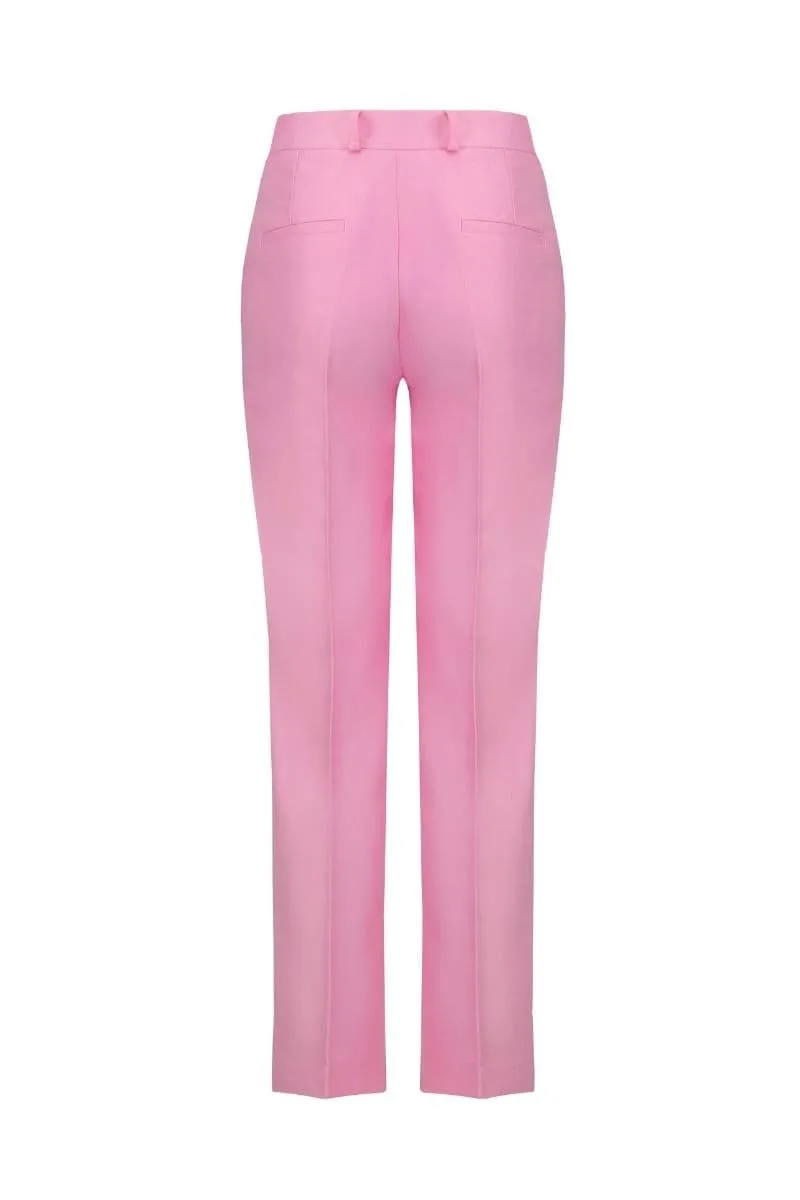 BUBBLEGUM HIGH-RISE PANTS