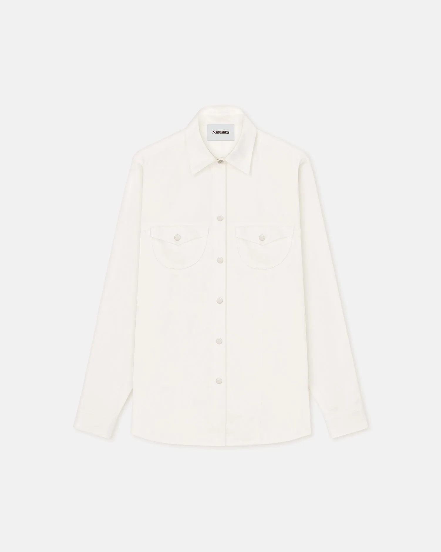 Corinna - Twill Shirt - White