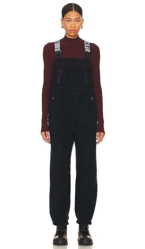 Free People X FP Movement Hit The Slopes Salopette In Black in Black