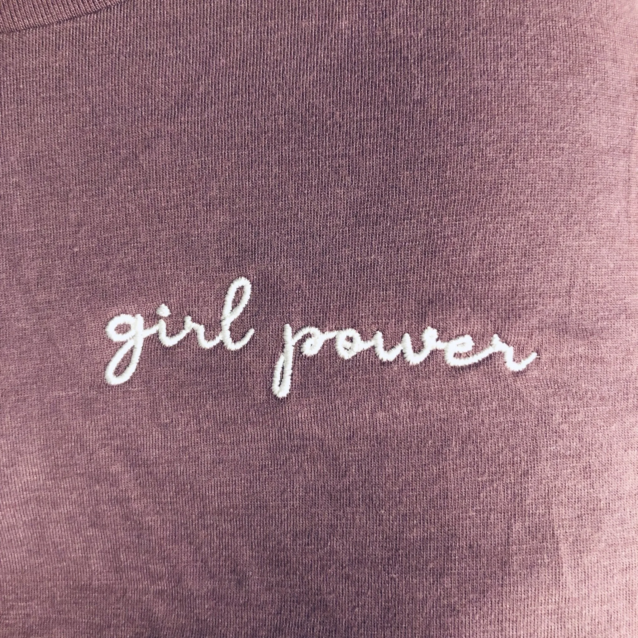 Girl Power Crop Top - Purple