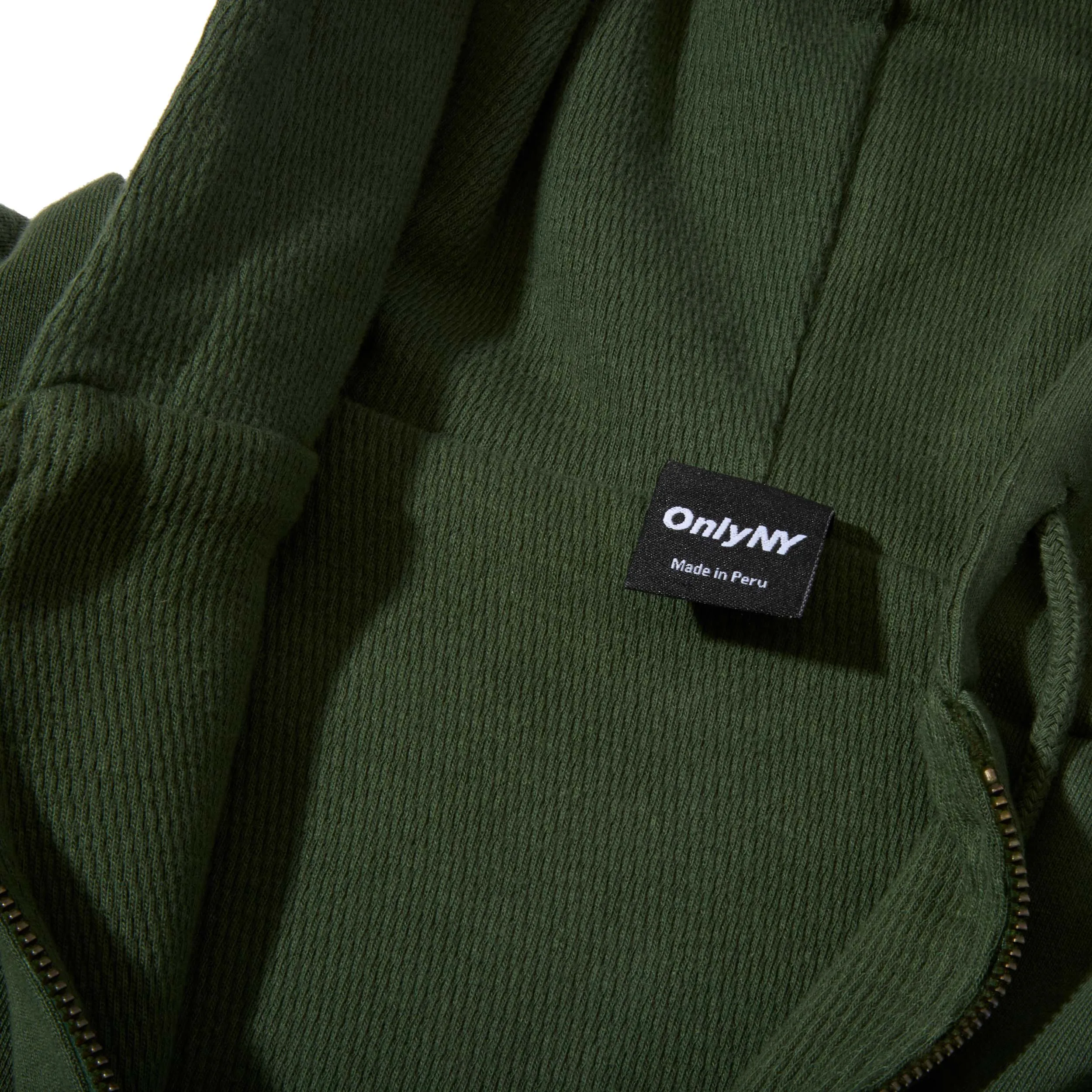 Heavyweight Thermal Waffle Lined Zip Hoodie