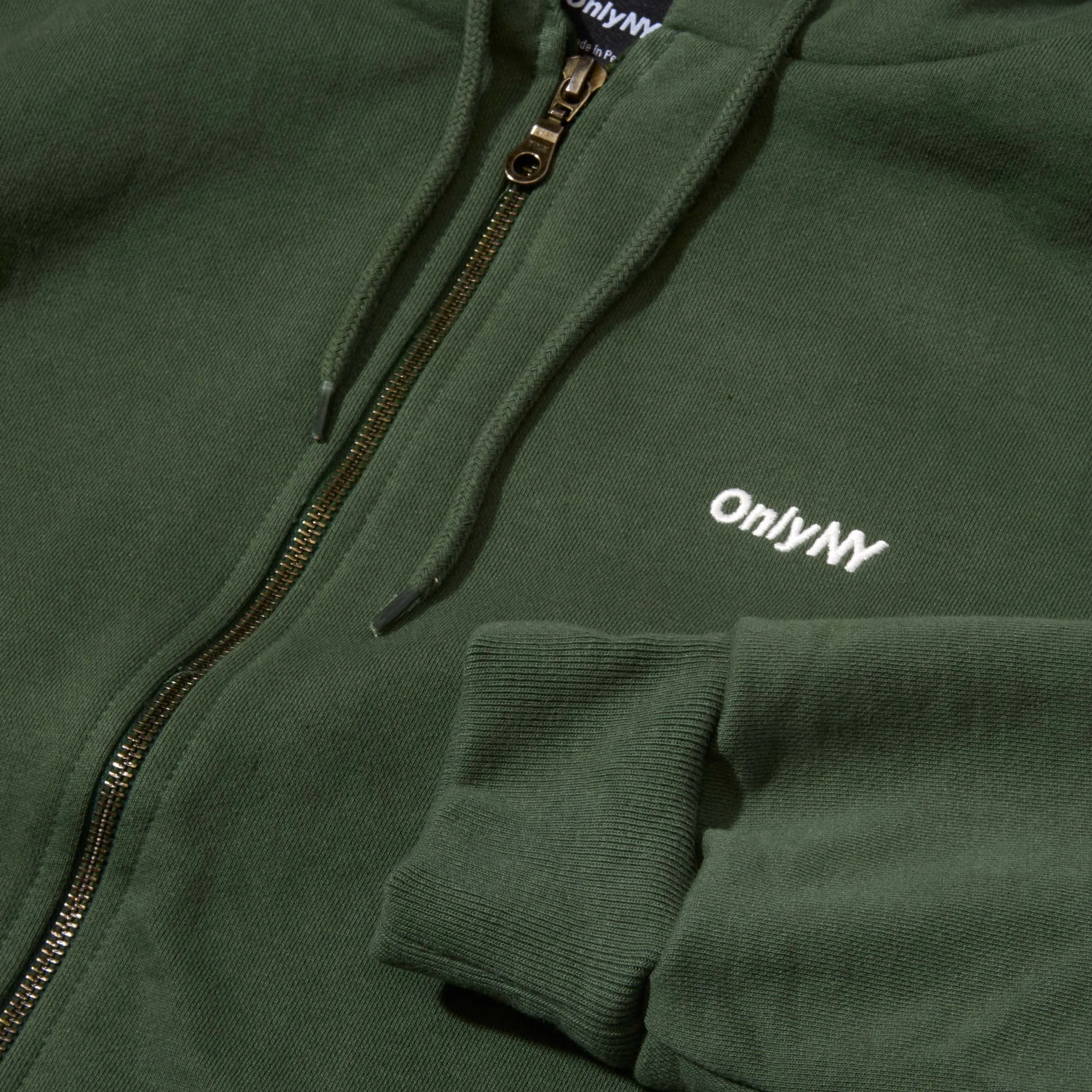 Heavyweight Thermal Waffle Lined Zip Hoodie