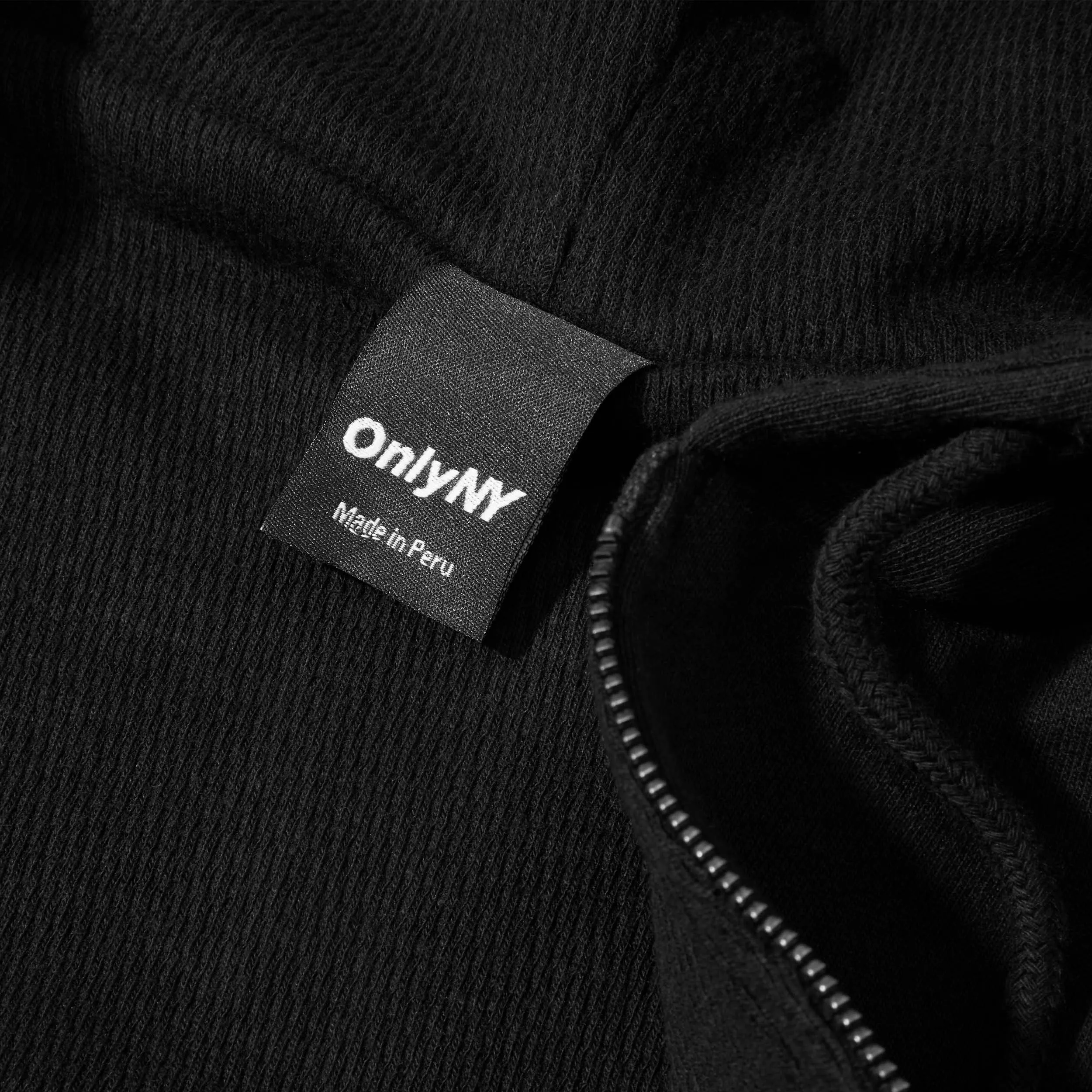 Heavyweight Thermal Waffle Lined Zip Hoodie