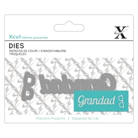 Mini Sentiment Die - Grandad 2pcs (XCU 504104)