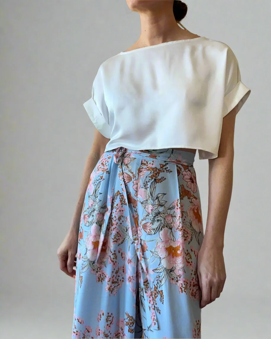 PALAZZO PANTS SPRING FLOWERS
