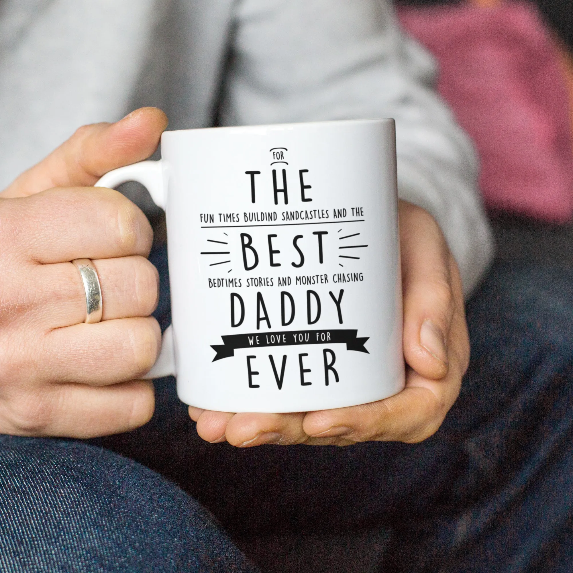 Personalised 'Best Daddy Ever' Secret Message Mug