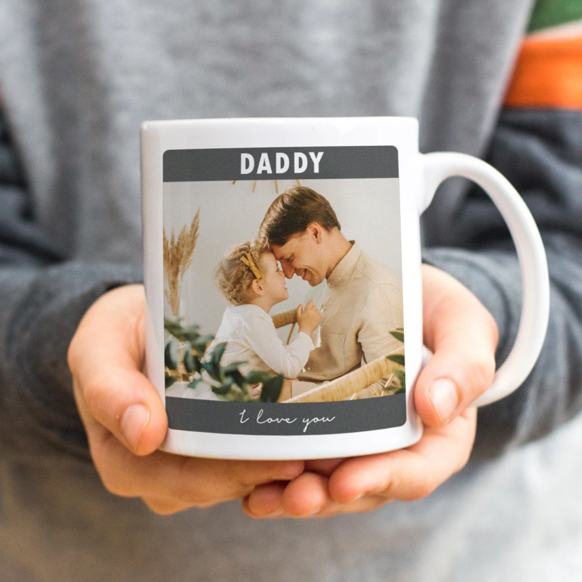 Personalised Photo Message Mug For Grandad