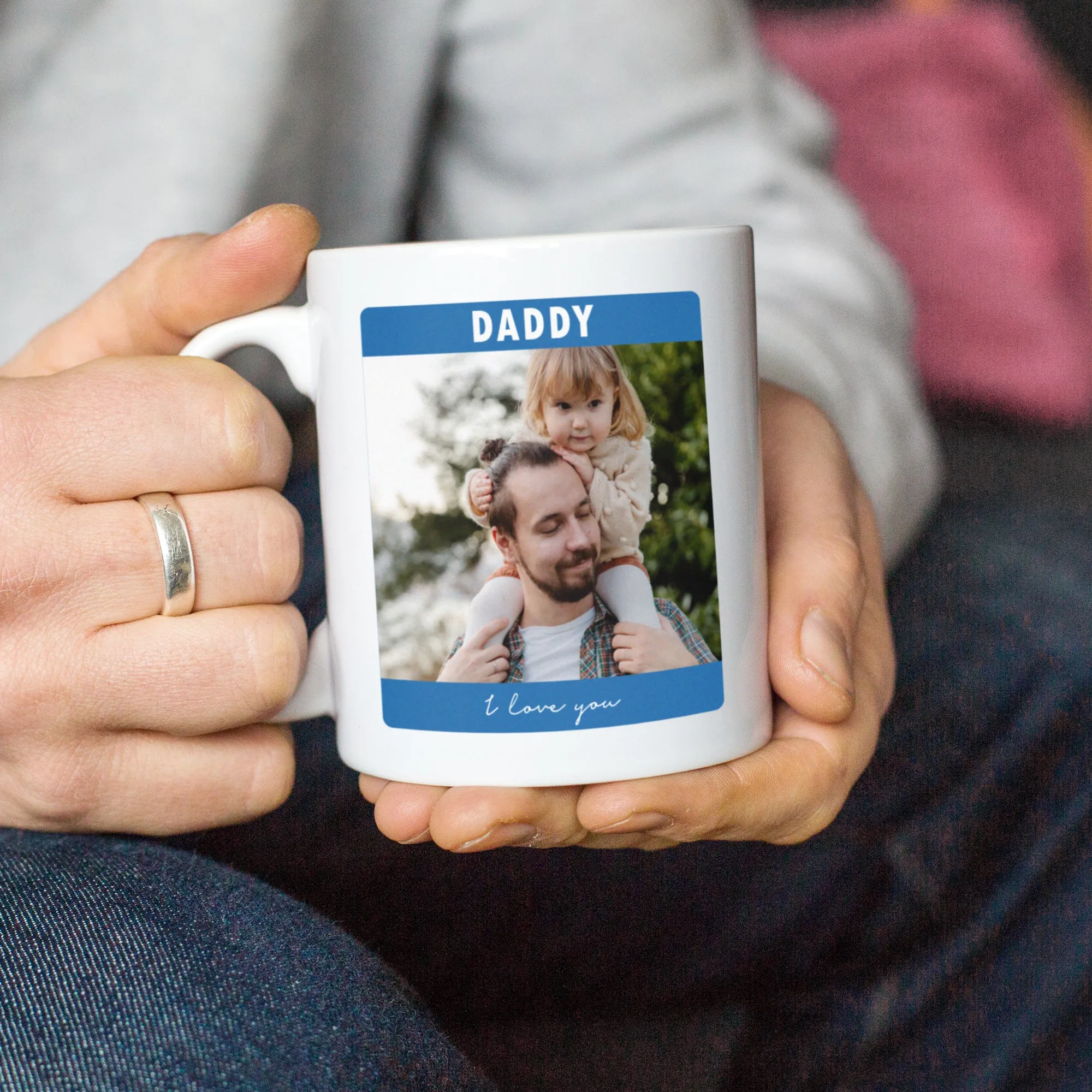 Personalised Photo Message Mug For Grandad