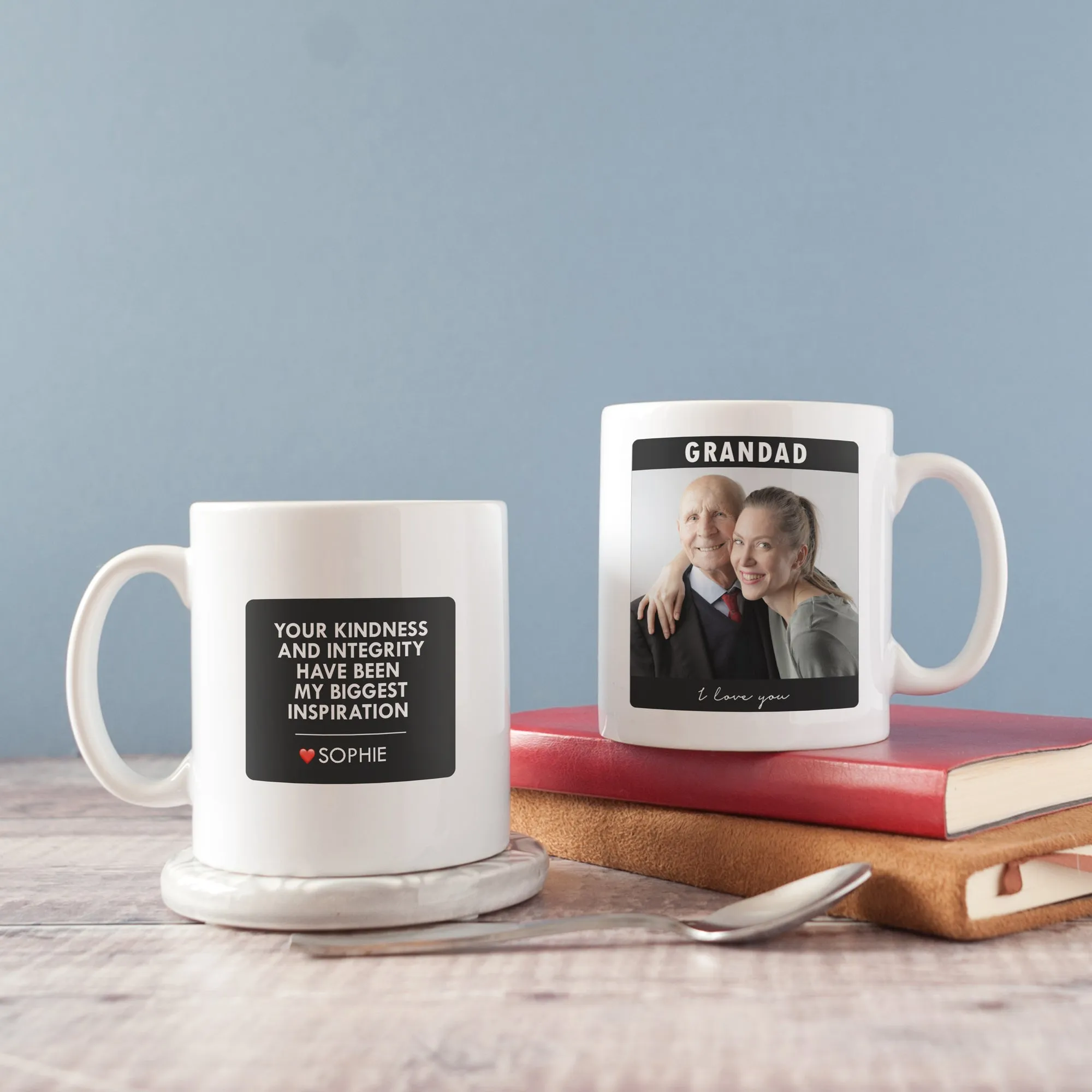 Personalised Photo Message Mug For Grandad