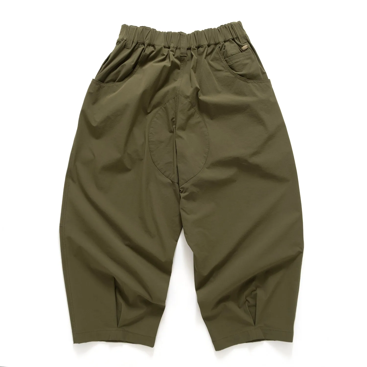 (PT355) Ankle Cropped Lightweight Wide Pants