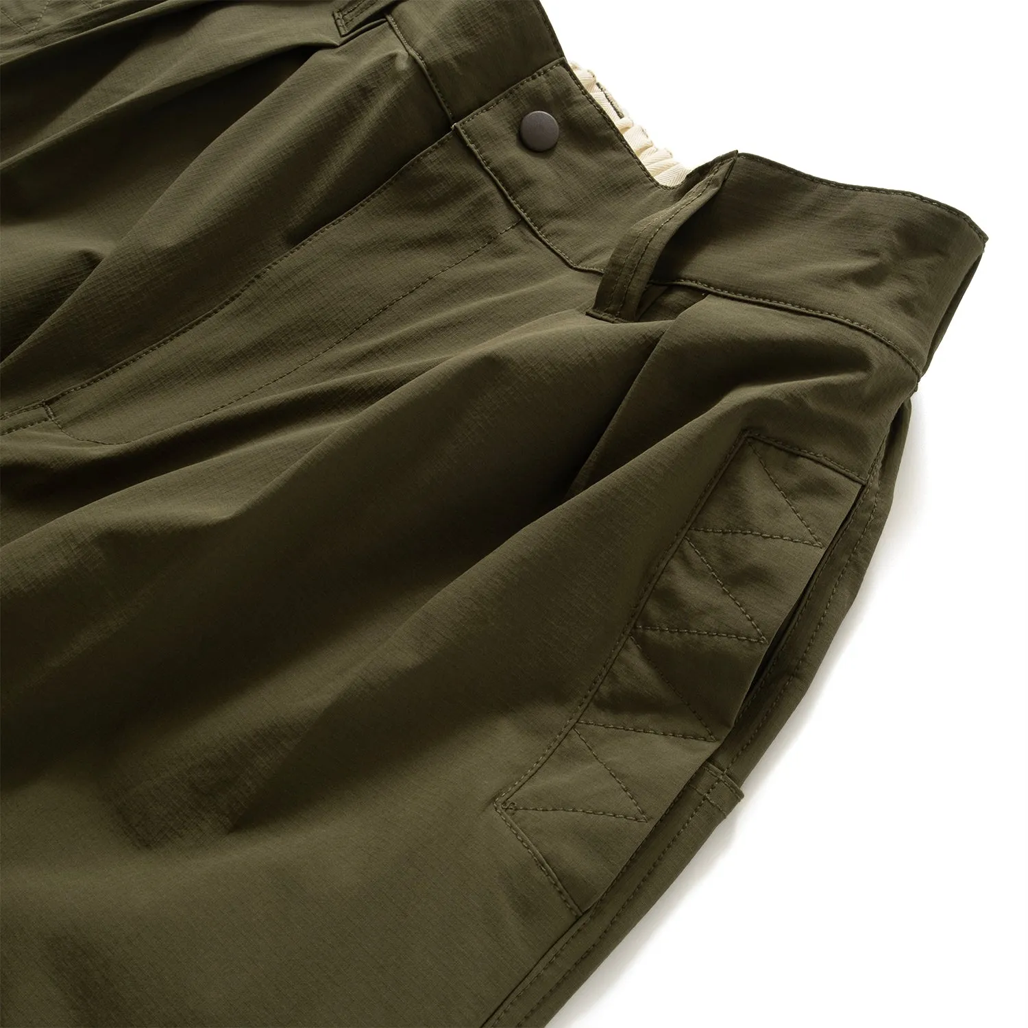 (PT355) Ankle Cropped Lightweight Wide Pants