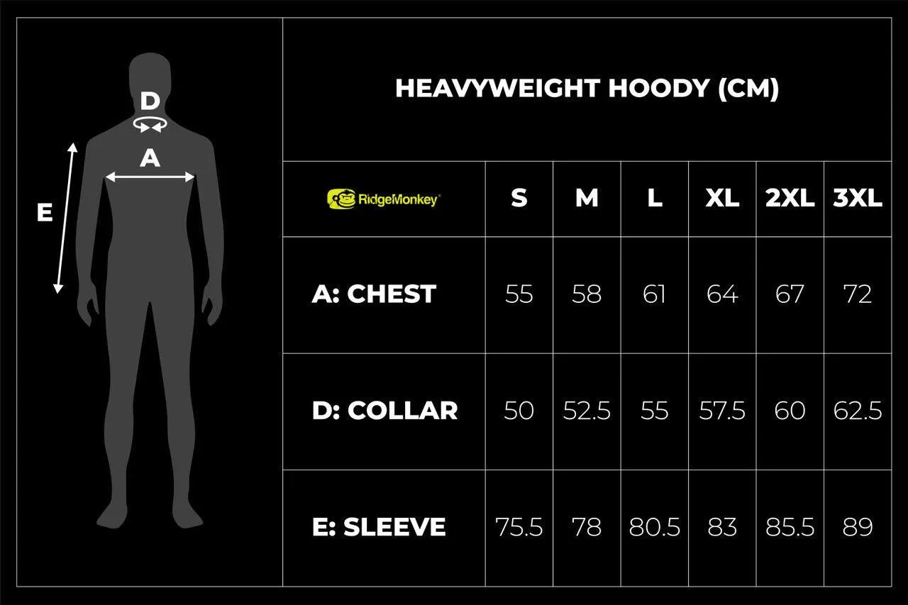 RidgeMonkey APEarel Heavyweight Hoody / Carp Fishing Clothing