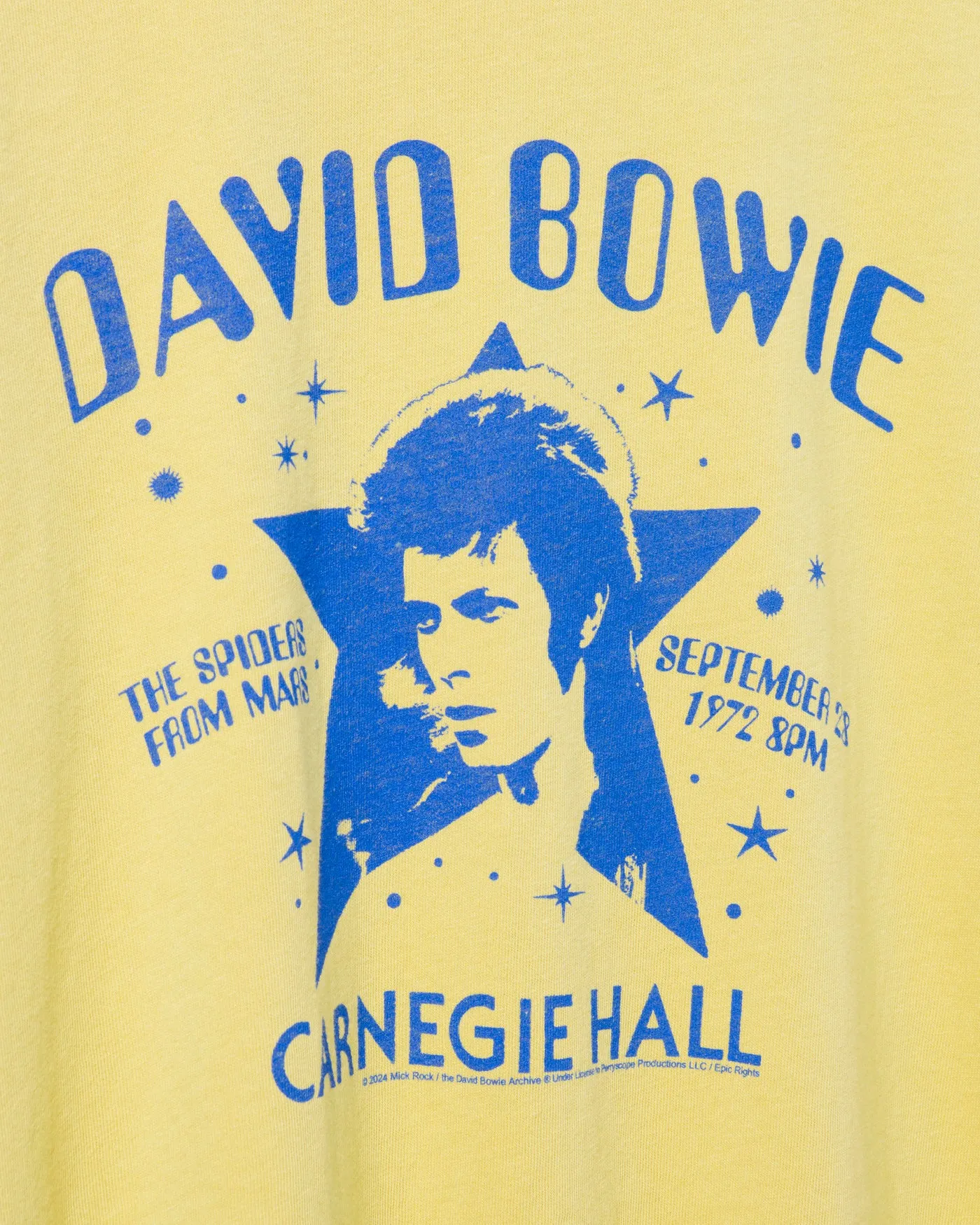 Women's David Bowie Carnegie Hall Vintage Tee