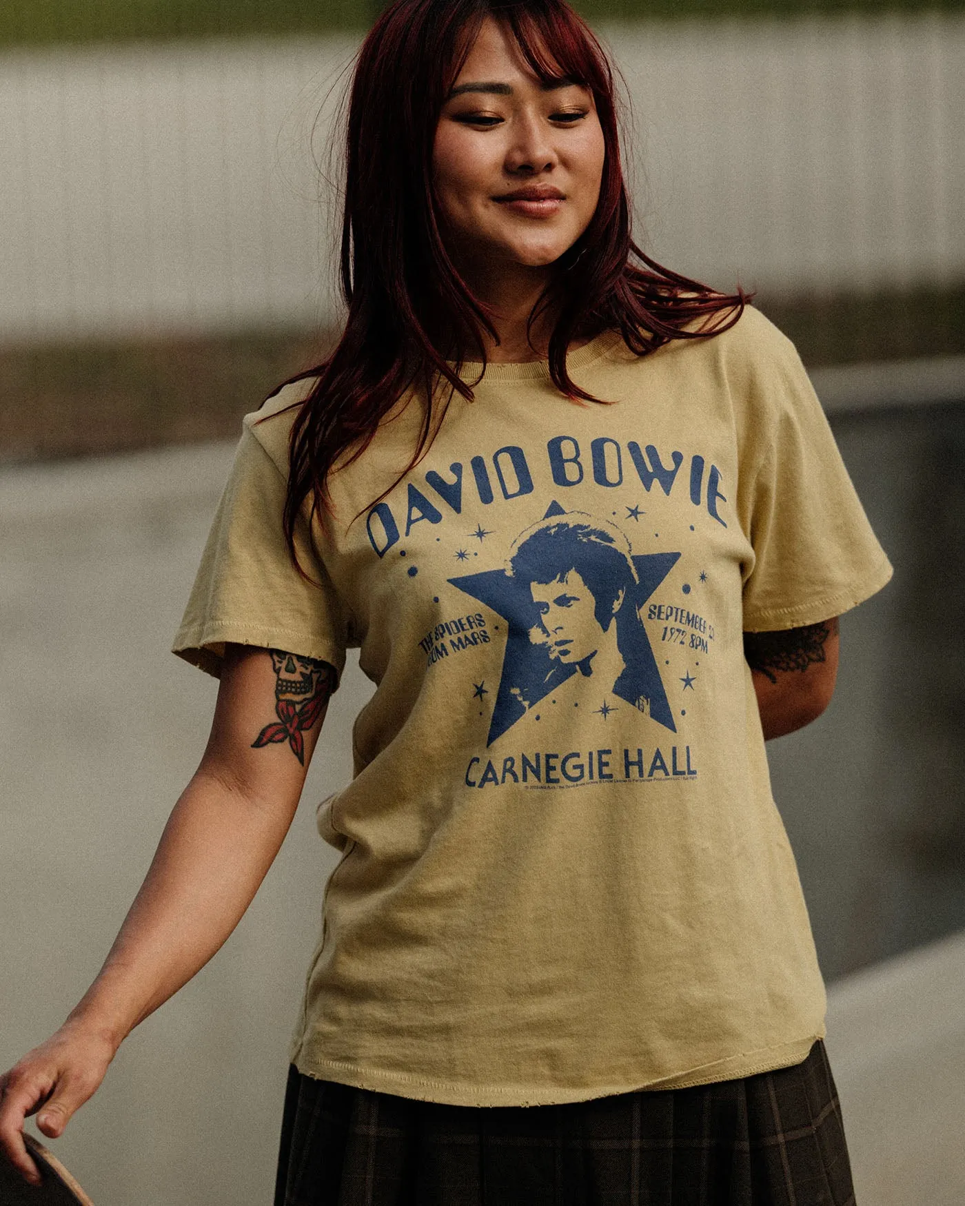 Women's David Bowie Carnegie Hall Vintage Tee